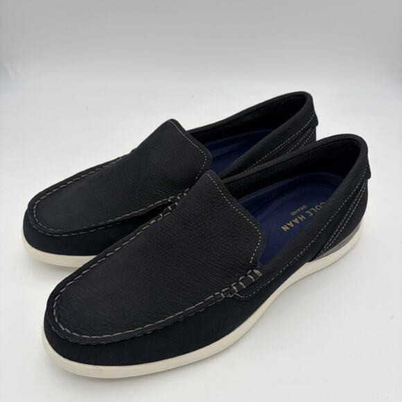 New Cole Haan Grand Atlantic Venetian Loafer Men's 8.5 M Black C33030 - Picture 1 of 10